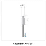 ダイヤモンドゴム砥石 3本入 砲弾型 Φ4.0×14×軸Φ2.34 #2000 47752