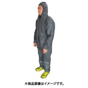 不織布つなぎ服（グレー） 3Lサイズ 6590-3L