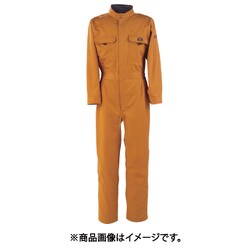 T/C長袖つなぎ服 オレンジ L 6609-25-L