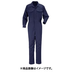 TC長袖つなぎ服 ネイビー 4L 6709-55-4L