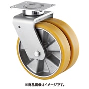 重荷重用高性能双輪キャスター”DELTA TWIN”（ポリウレタン車輪・メンテナンスフリー） Φ200 自在式 9940ITP200P63