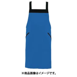 胸当てエプロン AZ8654 ブルー F AZ8654-006-F