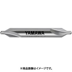 ヤマワ 弱ねじれ溝A形60° 超硬センタ穴ドリル C-CD-S 2X60°X6 C-CD-S-2