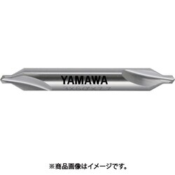 ヤマワ 弱ねじれ溝A形60° 超硬センタ穴ドリル C-CD-S 3X60°X7.7 C-CD-S-3