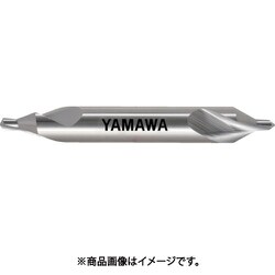 ヤマワ 強ねじれ溝A形60° センタ穴ドリル CE-S 5X60°X12 CE-S-5-12