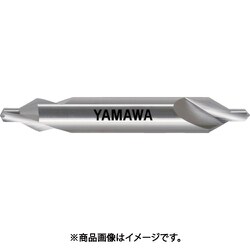 ヤマワ 強ねじれ溝JIS A形60° センタ穴ドリル CESA 4X60°X10 CESA4