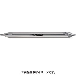 ヤマワ ロングシャンク強ねじれ溝A形60° センタ穴ドリル CE-SL L150 3X60°X8 CE-SL-150-3
