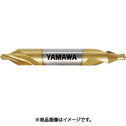 ヤマワ コーティング強ねじれ溝A形60° センタ穴ドリル CE-S V 1X60°X4 CESV-1