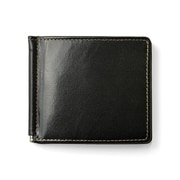 re:credo SLG 本革 財布 マネークリップ 35-5077 イタリア産牛革 ベジタブルタンニンレザー ブラック 35-5077-10 RE SM moneyclip