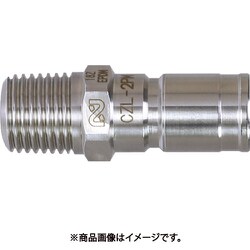 コンパクトゼロスピルカプラ 相手側取付サイズRc1/8 CZL-1PM