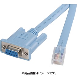 Ciscoルータ用コンソールケーブル/RJ45 - D-Sub9ピン （F-M）/1.8m DB9CONCABL6