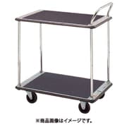 ダンディ スチール台車 ダンディDシリーズ タイプDL 2段テーブル片ハンドル式 サイレントキャスター仕様 W710×D450 DM-BT2-DX-GS