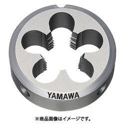 ヤマワ 管用テーパねじ用ソリッドダイス D PT 1/4-19 38径 DPT-1/4