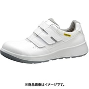 静電セフティスニーカー G4シリーズ(人工皮革・バンドタイプ) G4595静電ホワイト 26.5cm G4595-SEIDEN-W-26.5