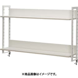 ワークデスク2上置ハイシェルフW1200 ホワイト GZUSRH2-1200WH