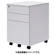 ワークデスク2 3段ワゴン ホワイト GZWCA2-3WH