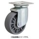 重荷重用低始動車輪 エラストマー車輪 旋回金具付 Φ150 HE-150WJ