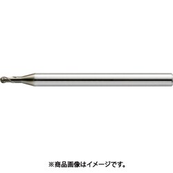 HMGコート2枚刃高硬度材加工用ロングネックボール R0.2×有効長1×刃長0.32×首径0.39×全長45 HGLB2004-010