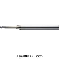 HMWCOAT2枚刃ロングネックボールエンドミルHWLB ボール半径R0.1×有効長0.5×刃長0.16×首径0.19×全長45 HWLB2002-005