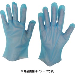 ポリスリム手袋 箱入ブルー（100枚入） S LPE0183SEBBS