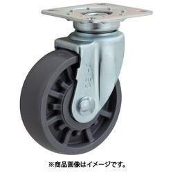低始動・高耐久キャスター 旋回金具付 150径 エラストマー ME-150WJ