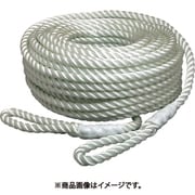 電動ウインチ用ナイロンロープ（3打ち） 8mmΦ×50m 両端アイ加工 NR-3STRAND-8-50