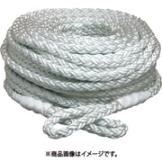 電動ウインチ用ナイロンクロスロープ（8打ち） 8mmΦ×200m 両端アイ加工 NR-8CROSS-8-200