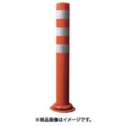 車線分離標 ポールコーンCITY R 一本脚 M16 PCCTR-80RW-F 赤 PCCTR-80RW-FT-T6