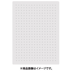 スチールパンチングボード ホワイト 約600×450mm PGFBD456-2