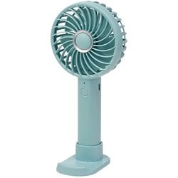 スタンド付きハンディファン 充電式 ミント YM-700GS（LA）