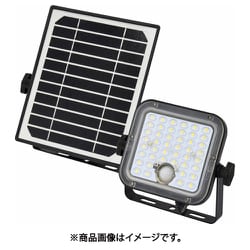 ソーラー式LEDセンサーライト エコフラッシュセパ リモコン付き 10w SOL-10S5-N1
