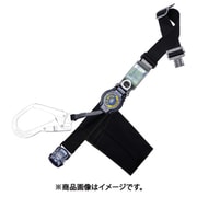 胴ベルト型墜落制止用器具(巻取タイプ)ロック機構付き ロックリトライト 黒 Lサイズ 幅50MM×長さ1400MM ワンタッチバックル仕様 TB-LRL-OT593-BLK-L-JAN-BP