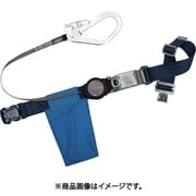胴ベルト型墜落制止用器具(巻取タイプ)ロック機構付き ワン・ハンドリトライト 紺 Mサイズ 幅50MM×長さ1200MM ワンタッチバックル仕様 TB-ORL-OT593-BL2-M-BP