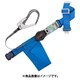 胴ベルト型墜落制止用器具（巻取タイプ）ロック機構付き ワン・ハンドリトライト 青 Lサイズ 幅50MM×長さ1400MM ワンタッチバックル仕様 TB-ORL-OT593-BL4-L-BP