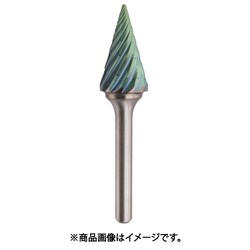 超硬バー 円錐rvカット ACCコーティング 刃径16×刃長29×軸径6×軸長44 ロー付け TCBT2750-1-6RV-ACC