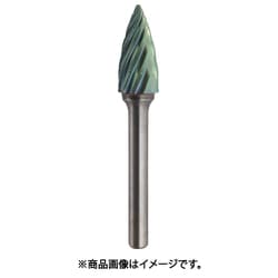 超硬バー トンガリrvカット ACCコーティング 刃径12×刃長25×軸径6×軸長45 ロー付け TCBT6800RV-ACC
