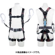 飛燕ハーネス 胴ベルト付き ツインランヤード付き ロック機構付き巻取式コルトリトラ ダークグレー Lサイズ TH5062CR93SVOTDGBKL2R23JANBX
