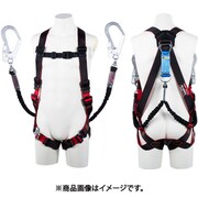 レヴォハーネス ツインランヤード付き 伸縮式ノビロン(BK) 黒・赤 LLサイズ 130KG対応型 TH5082NV93SVOTBKRLL130K2R23-