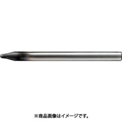 超硬合金・硬脆材加工用2枚刃ハイスピードボールエンドミル R0.75×刃長1.05×全長50×シャンク径4 UDCBH2015-0105