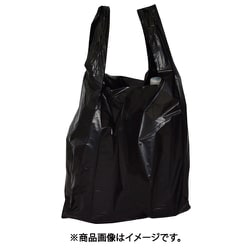 IRL レジ袋 ブラック No.45 100枚入 VCJ-45B