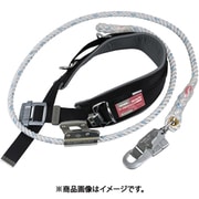 ワークポジショニング用器具 柱上安全帯 湾曲型 TDB-27 黒 Mサイズ ロープ下側通過タイプ WP-TDB-27-BLK-M-JAN-BX