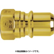 ゼロスピルカプラ 真ちゅう製 ニトリルゴムNBR（SG）相手側取付サイズR1/2（42834） ZEL-4P