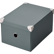 収納 ケース ストレージ パルプ ボックス Mサイズ グレー N-7261