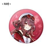 原神 テイワットスタイルシリーズ 缶バッジ 胡桃「残雪に咲く紅」