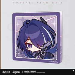 崩壊：スターレイル パムの展覧室シリーズ グリッター アクリルマグネット 黄泉