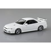 楽プラ スナップキット No.12CU-WP 1/32 ニッサン R34スカイラインGT-R カスタムホイール ホワイトパール [組立式プラスチックモデル]