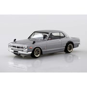 楽プラ スナップキット No.16CU-SV 1/32 ニッサン C10 スカイライン 2000GT-R カスタムホイール シルバー [組立式プラスチックモデル]