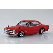 楽プラ スナップキット No.16CU-RD 1/32 ニッサン C10 スカイライン 2000GT-R カスタムホイール レッド [組立式プラスチックモデル]