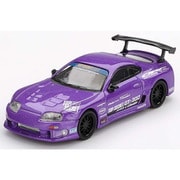 MGT01067-R 1/64 Toyota スープラ （A80） GT-300 Top Secret Purple（右ハンドル） [ダイキャストミニカー]