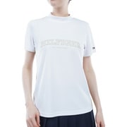 24S アーチロゴ 半袖モックシャツ Lサイズ WHT THLA401